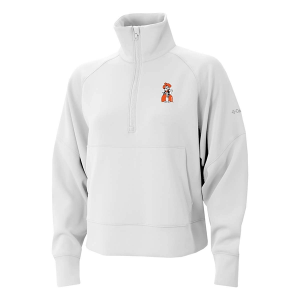 Oklahoma State Cowboys Columbia Women's Wickhams Hills Pistol Pete 1/4 Zip 2XLarge White