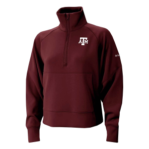 Texas A&M Aggies Columbia Women's Wickhams Hills 1/4 Zip 2XLarge Deep Maroon