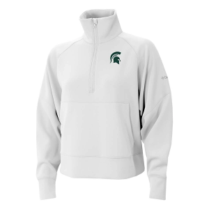 Michigan State Spartans Columbia Women's Wickhams Hills 1/4 Zip Medium White