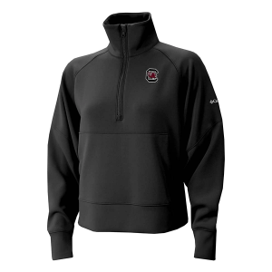 South Carolina Gamecocks Columbia Women's Wickhams Hills 1/4 Zip Small Black
