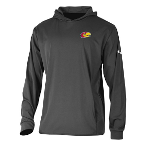 Kansas Jayhawks Columbia Long Drive Alternate Logo T-Shirt 2XLarge Black