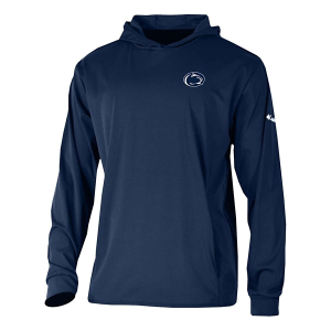 Penn State Nittany Lions Columbia Long Drive Hoodie T-Shirt Medium Collegiate Navy