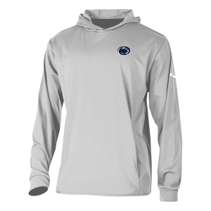 Penn State Nittany Lions Columbia Long Drive Hoodie T-Shirt Medium Cool Grey