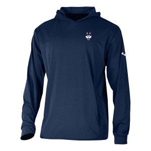 Connecticut Huskies Columbia Long Drive T-Shirt 2XLarge Collegiate Navy