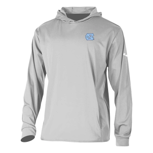 North Carolina Tar Heels Columbia Long Drive T-Shirt XLarge Cool Grey