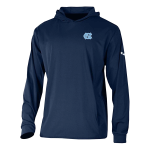 North Carolina Tar Heels Columbia Long Drive T-Shirt Medium Collegiate Navy