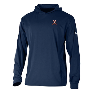 Virginia Cavaliers Columbia Long Drive T-Shirt Medium Collegiate Navy