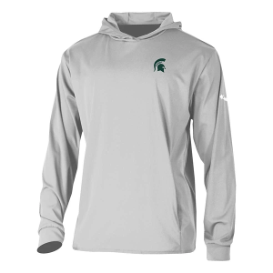 Michigan State Spartans Columbia Long Drive T-Shirt Medium Cool Grey