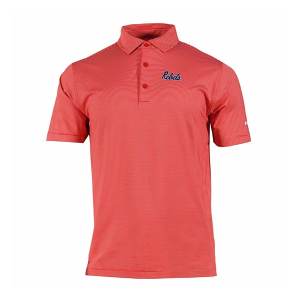 Mississippi Rebels Columbia Double Hit Alternate Logo Polo 2XLarge Intense Red