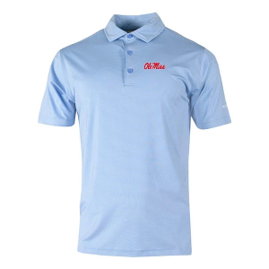 Mississippi Rebels Columbia Double Hit Polo XLarge White Cap