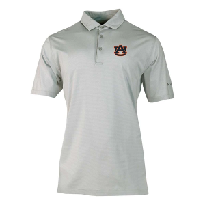 Auburn Tigers Columbia Club Invite Polo Small Cool Grey