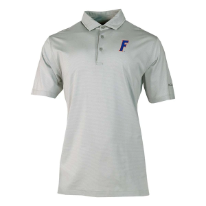 Florida Gators Columbia Club Invite Polo Large Cool Grey