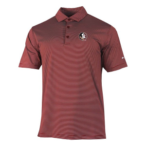 Florida State Seminoles Columbia Club Invite Polo Medium Beet