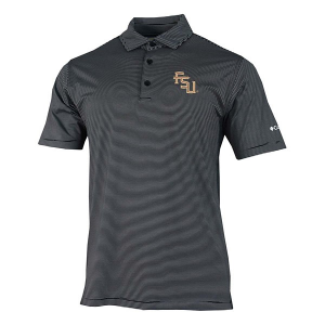 Florida State Seminoles Columbia Club Invite Polo Small Black