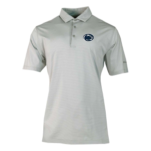 Penn State Nittany Lions Columbia Double Hit Polo 2XLarge Cool Grey