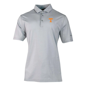 Tennessee Volunteers Columbia Double Hit Polo XLarge Cool Grey