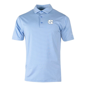 North Carolina Tar Heels Columbia Double Hit Polo Medium White Cap