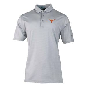 Texas Longhorns Columbia Double Hit Polo 2XLarge Cool Grey