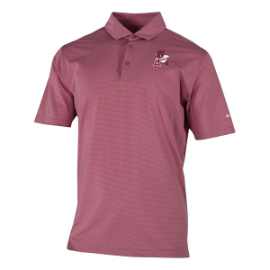 Arkansas Razorbacks Columbia Club Invite Vintage Logo Polo Small Beet