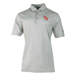 Clemson Tigers Columbia Club Invite Vintage Polo 2XLarge Cool Grey