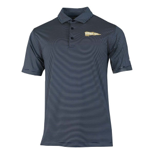 Georgia Tech Yellow Jackets Columbia Double Hit Vintage Logo Polo Small Collegiate Navy