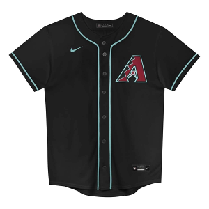 Kids' Arizona Diamondbacks Nike Alternate Jersey 5/6 Black