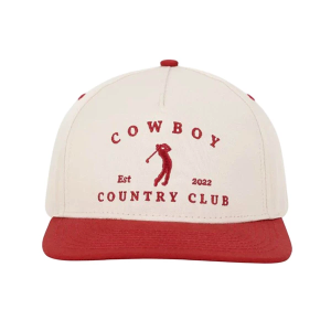 Cowboy Country Club Two Tone Golfer Snapback Golf Hat