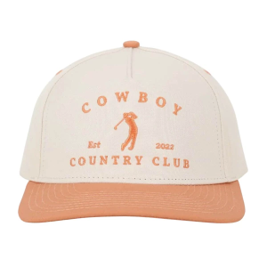 Cowboy Country Club Two Tone Golfer Snapback Golf Hat