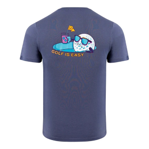 Men's Swannies Hot Tub T-Shirt Medium Vintage Indigo
