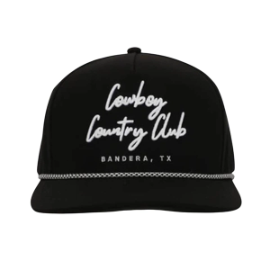Cowboy Country Club Cursive Roped Snapback Golf Hat