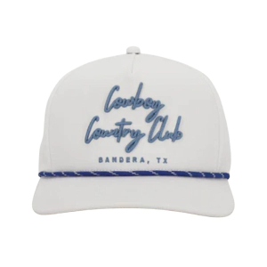 Cowboy Country Club Cursive Roped Snapback Golf Hat