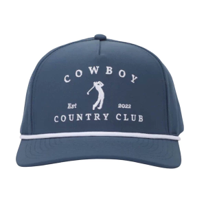 Cowboy Country Club Golfer Roped Snapback Golf Hat