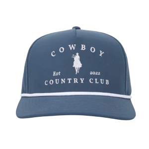 Cowboy Country Club Horse Roped Snapback Golf Hat
