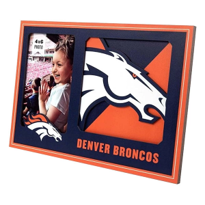 You The Fan Denver Broncos 3D Logo Picture Frame