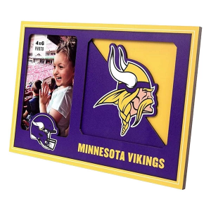 You The Fan Minnesota Vikings 3D Logo Picture Frame