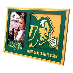 You The Fan North Dakota State Bison 3D Logo Picture Frame