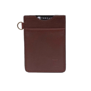 Thread Vertical Phone Wallet Chocolate