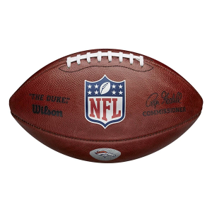 Wilson The Duke Decal Denver Broncos NFL Football