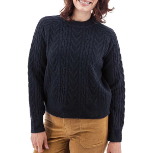 Women's Aventura Pullover Sweater Castella Fisherman Medium Peacoat
