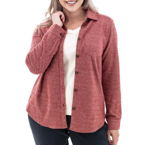 Women's Old Ranch Liliana Long Sleeve Button Up Shirt Small Sun-Dried Tomato