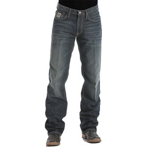 Men's Cinch White Label Relaxed Fit Straight Jeans Dark Stonewash 38 36