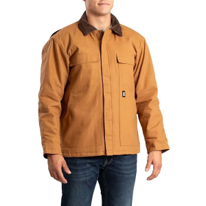 Men's Berne Apparel Heritage Duck Chore Canvas Jacket Medium Tall Brown Duck