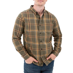 Men's Old Ranch Chase Long Sleeve Button Up Shirt XLarge Dusty Olive