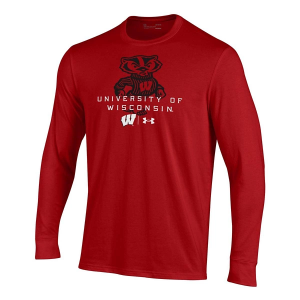 Wisconsin Badgers Under Armour Wisconsin Ditka T-Shirt Small Flawless