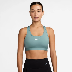 Women's Nike Swoosh Medium Support Sports Bra XSmall Cannon/White