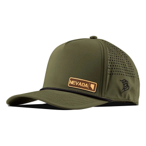 Branded Bills Nevada Native Relaxed Performance Adjustable Hat One Size Loden