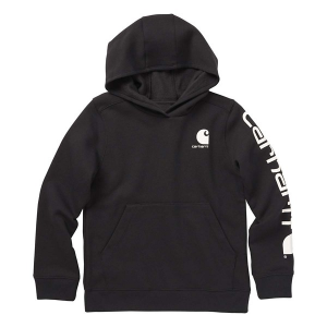 Kids' Carhartt Logo Hoodie 5Y Light Black