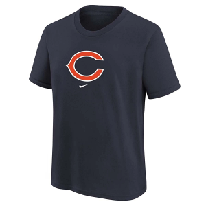 Kids' Chicago Bears Nike C Logo T-Shirt Large Navy