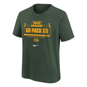 Kids' Green Bay Packers Nike Local Essential T-Shirt XLarge Fir