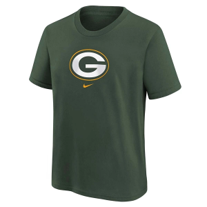 Kids' Green Bay Packers Nike Basic Logo T-Shirt 4Y Fir